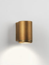 Astro Jura Single Outdoor Wall Light, Brass IP44 –  from Amos Lighting + Home