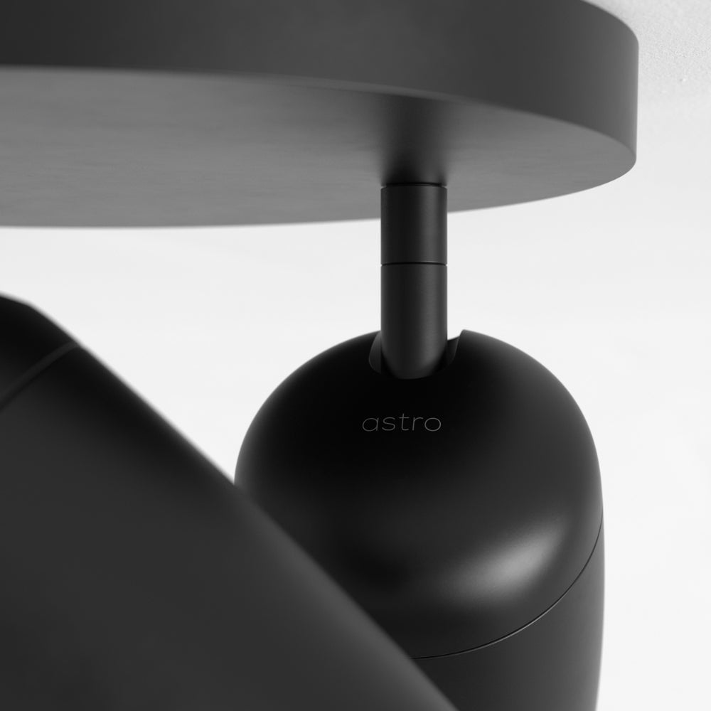 Astro Koto Triple Round Spotlight Matt Black –  from Amos Lighting + Home