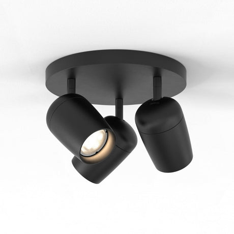 Astro Koto Triple Round Spotlight Matt Black –  from Amos Lighting + Home