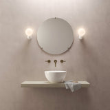 Astro Lyra Bathroom Wall Light Single Gloss Glaze White –  from Amos Lighting + Home