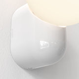 Astro Lyra Bathroom Wall Light Single Gloss Glaze White –  from Amos Lighting + Home