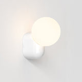 Astro Lyra Bathroom Wall Light Single Gloss Glaze White –  from Amos Lighting + Home