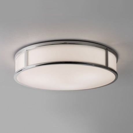 Astro Mashiko 400 Round Ceiling Light, Polished Chrome IP44 –  from Amos Lighting + Home