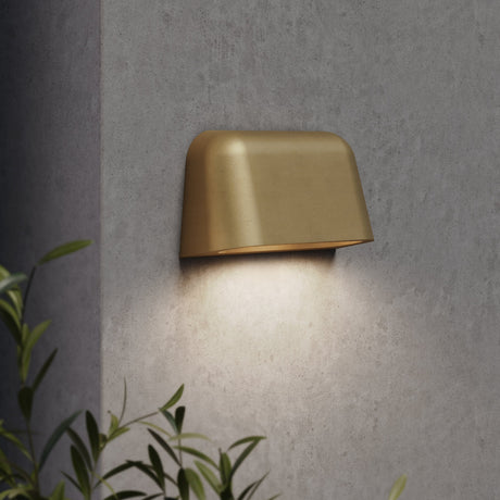 Astro Mast Twin Outdoor Wall Light Antique Brass –  from Amos Lighting + Home