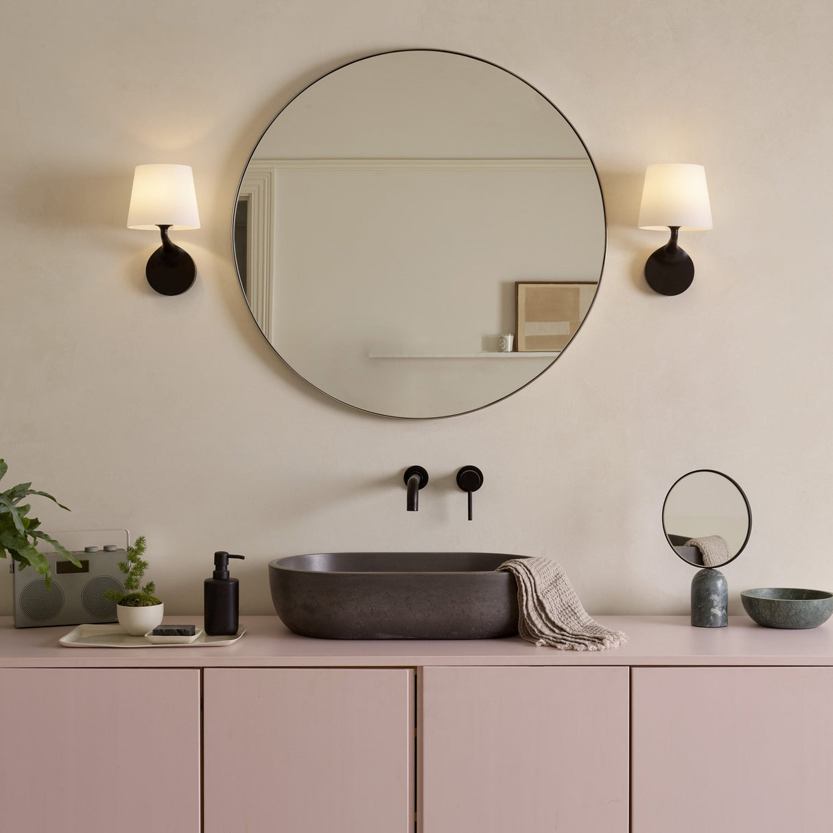 Astro Millie Bathroom Wall Light IP44 Matt Black –  from Amos Lighting + Home