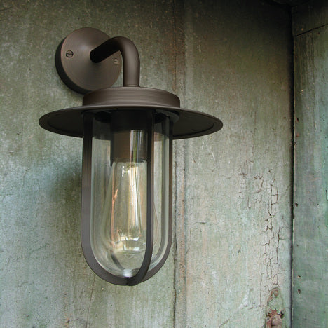 Astro Montparnasse Wall Light, Bronze IP44 –  from Amos Lighting + Home