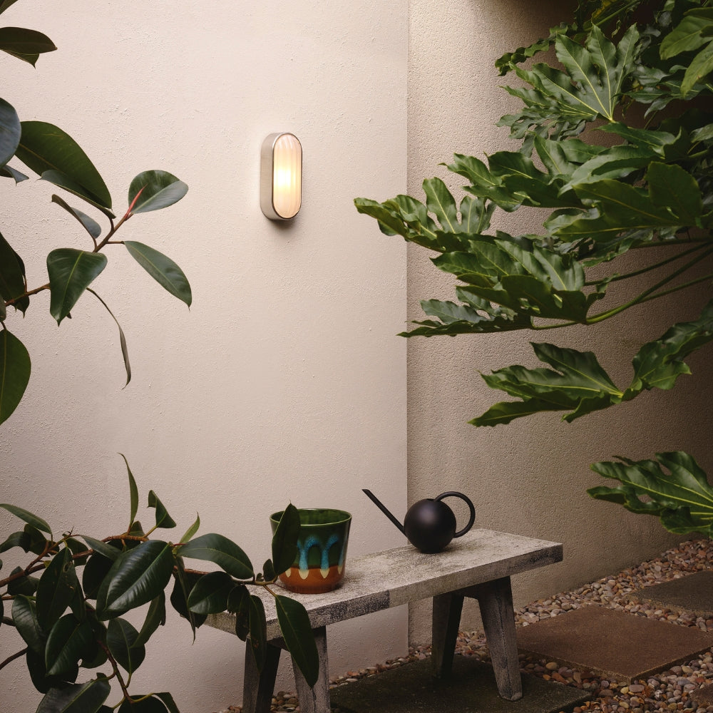 Astro Montreal Outdoor Wall Light Oval Coastal Stainless Steel –  from Amos Lighting + Home