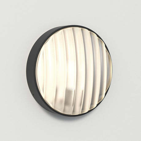 Astro Montreal Outdoor Wall Light Round 300 Black –  from Amos Lighting + Home