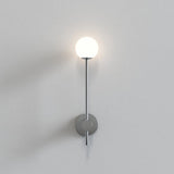 Astro Orb Single Wall Light, Polished Chrome IP44 –  from Amos Lighting + Home