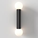 Astro Ortona Twin Bathroom Wall Light Matt Black –  from Amos Lighting + Home