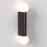 Astro Ortona Twin Bathroom Wall Light Matt Black –  from Amos Lighting + Home