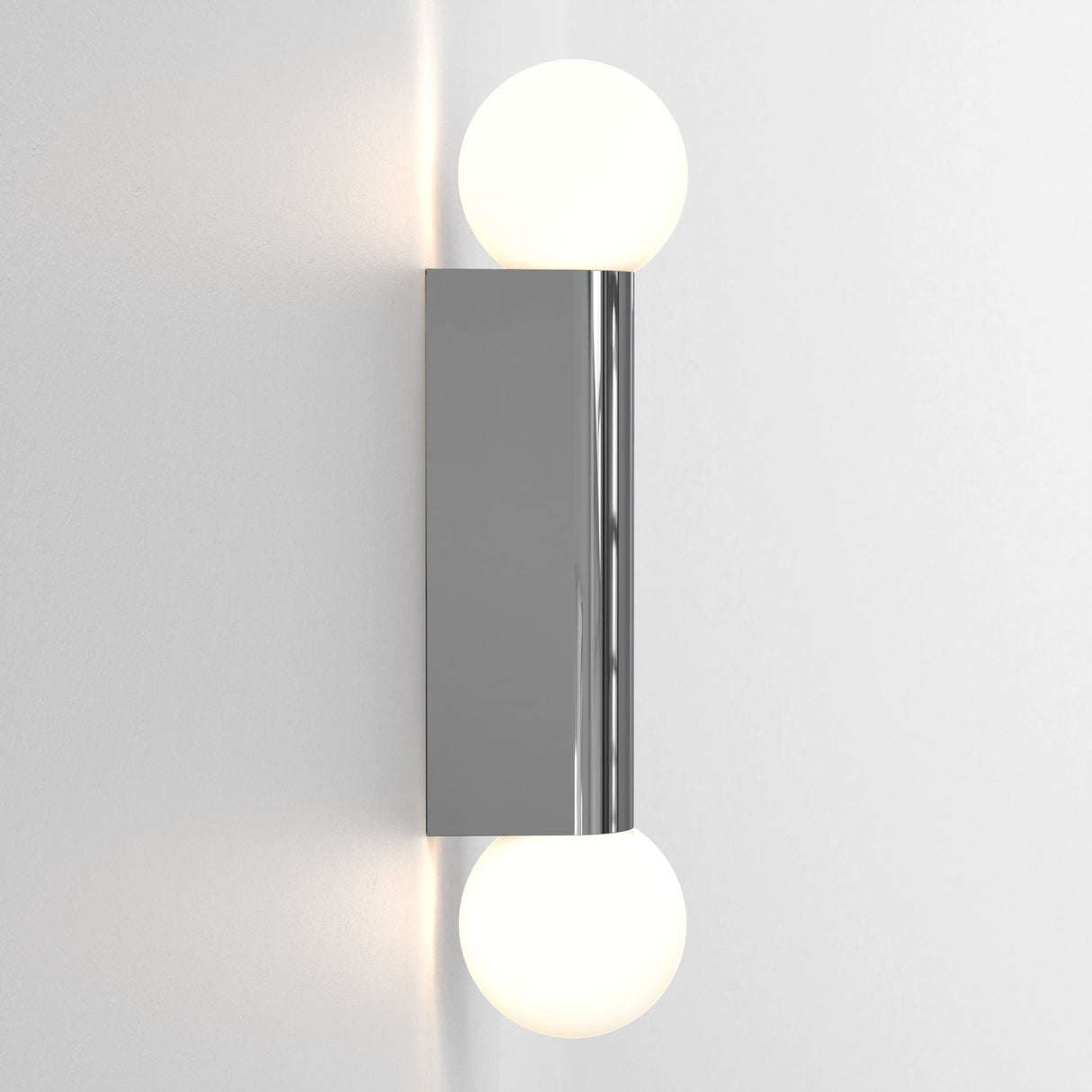 Astro Ortona Twin Bathroom Wall Light Polished Chrome –  from Amos Lighting + Home