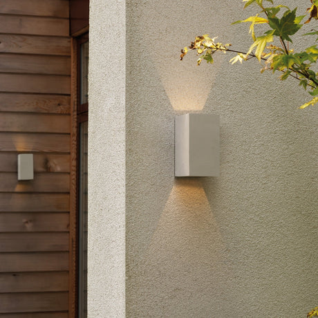 Astro Oslo 160 Outdoor Coastal Wall Light Concrete IP65 –  from Amos Lighting + Home