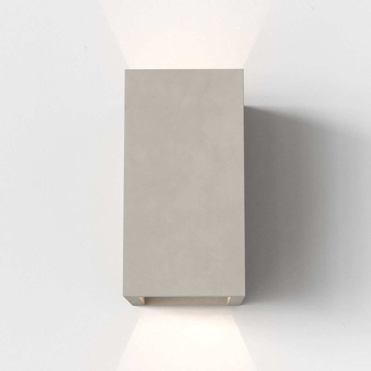 Astro Oslo 160 Outdoor Coastal Wall Light Concrete IP65 –  from Amos Lighting + Home