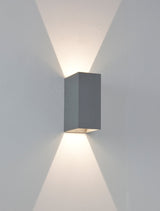 Astro Oslo 160 Outdoor Wall Light Textured Grey –  from Amos Lighting + Home