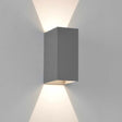 Astro Oslo 160 Outdoor Wall Light Textured Grey –  from Amos Lighting + Home