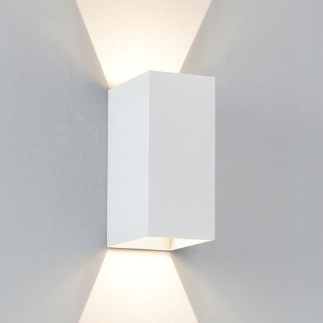 Astro Oslo 160 Outdoor Wall Light Textured White –  from Amos Lighting + Home