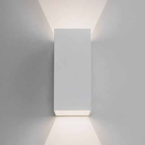 Astro Oslo 160 Outdoor Wall Light Textured White –  from Amos Lighting + Home