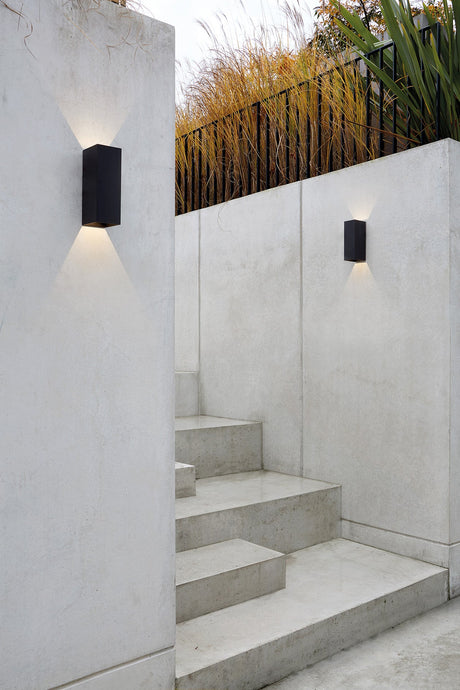 Astro Oslo 255 Outdoor Wall Light Textured Black –  from Amos Lighting + Home