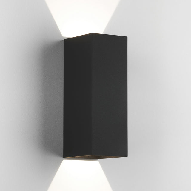 Astro Oslo 255 Outdoor Wall Light Textured Black –  from Amos Lighting + Home