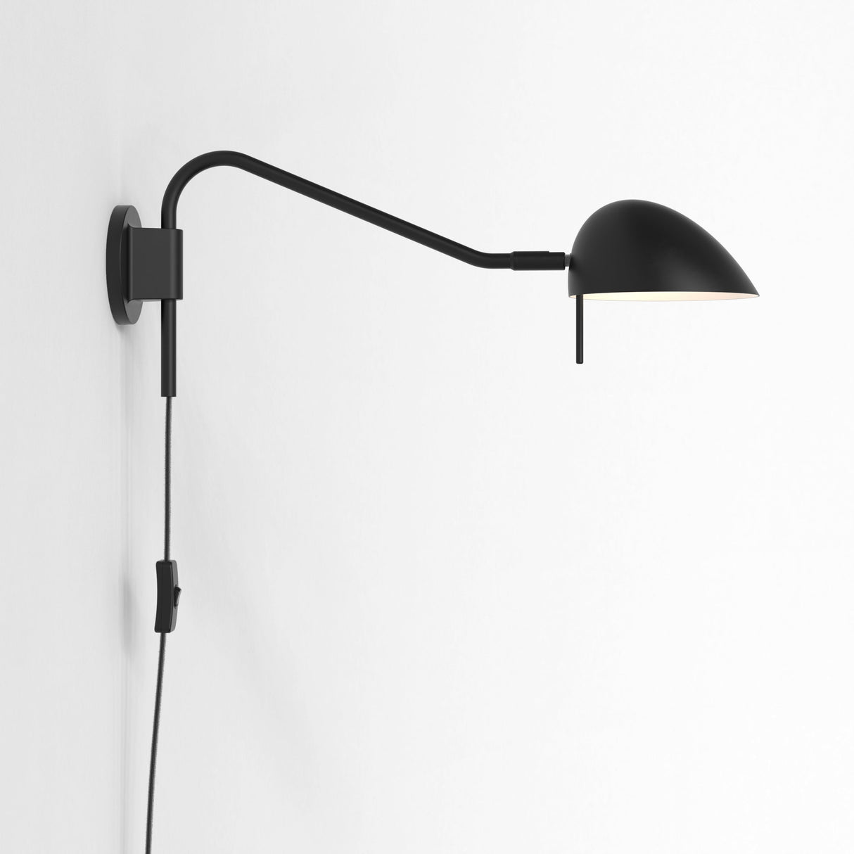 Astro Serge Plug-In Wall Light Matt Black –  from Amos Lighting + Home