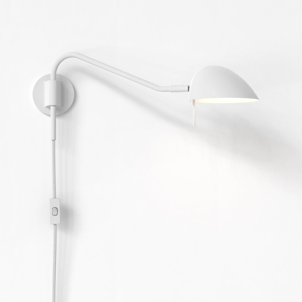 Astro Serge Plug-In Wall Light Matt White –  from Amos Lighting + Home