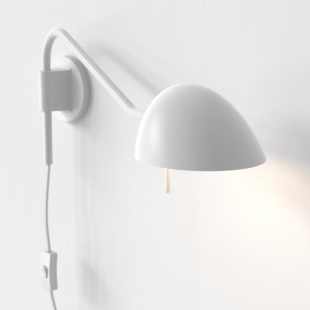 Astro Serge Plug-In Wall Light Matt White –  from Amos Lighting + Home