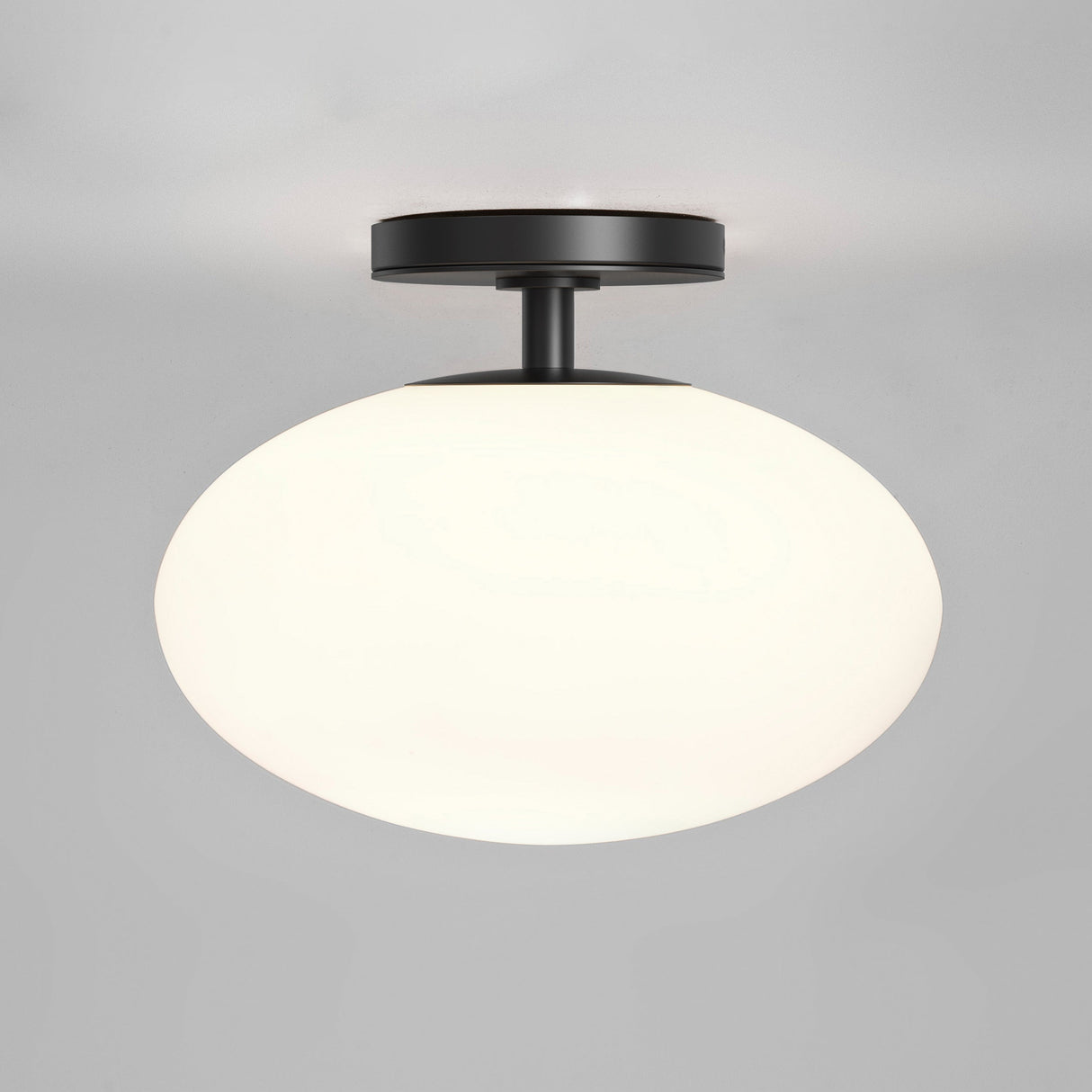 Astro Zeppo Bathroom Ceiling Light Matt Black IP44 –  from Amos Lighting + Home