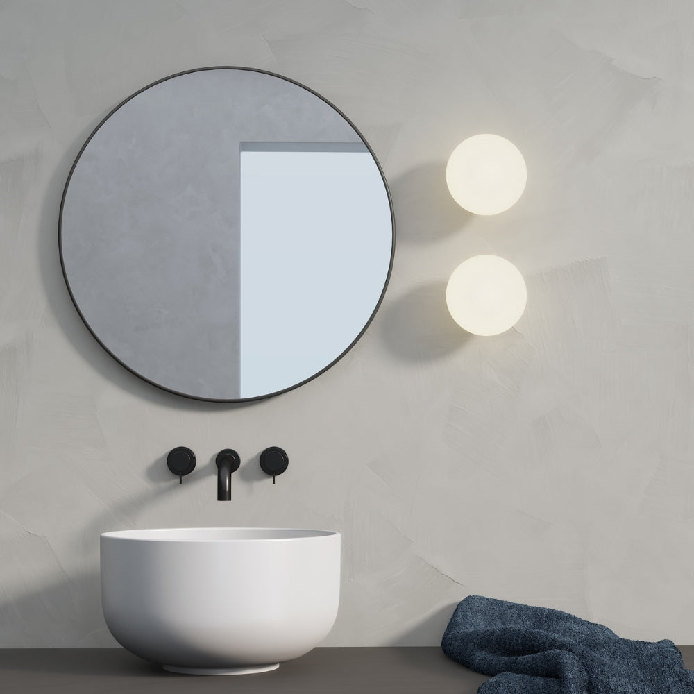 Astro Zeppo Bathroom Wall Light Matt Black IP44 –  from Amos Lighting + Home