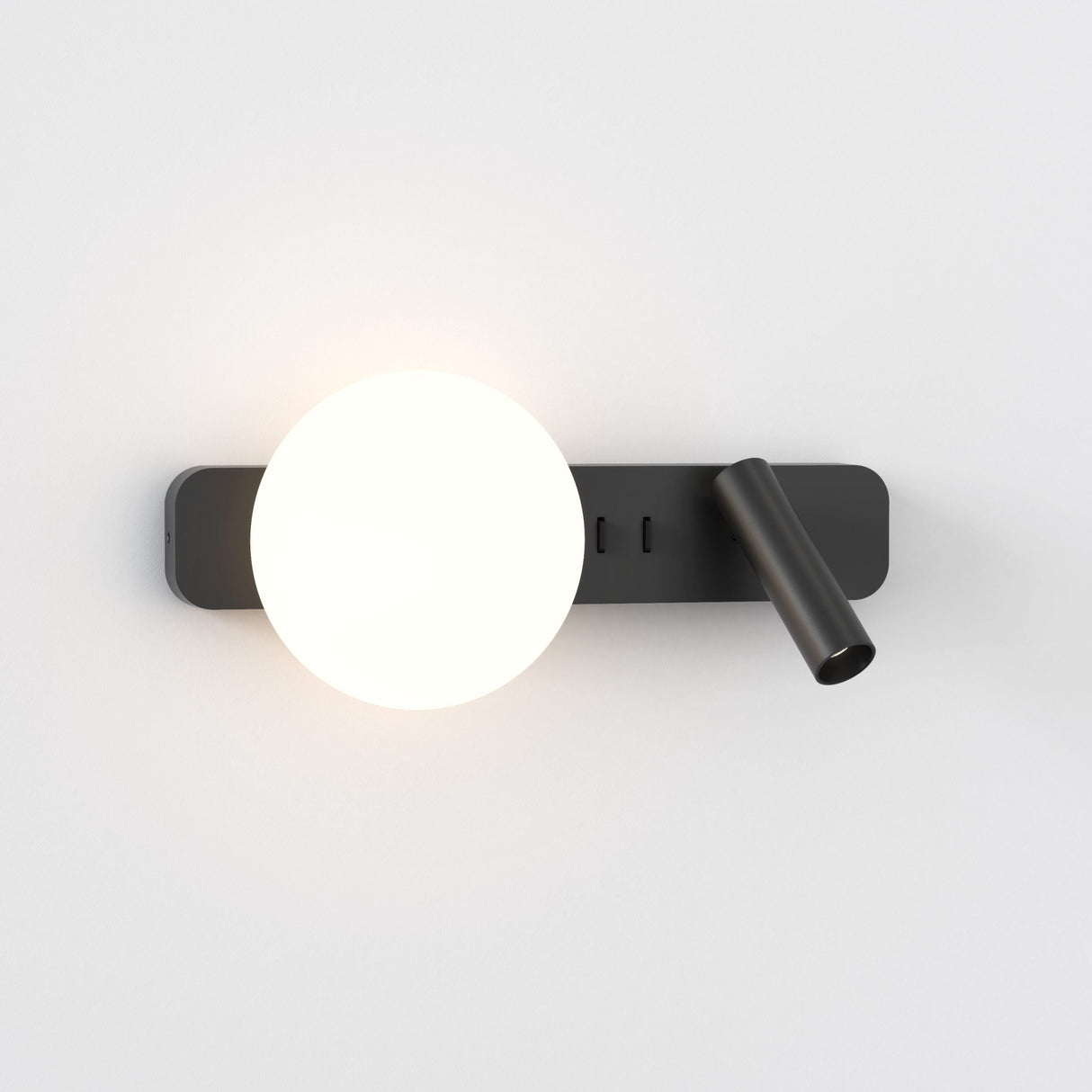 Astro Zeppo Reader Wall Light Matt Black –  from Amos Lighting + Home