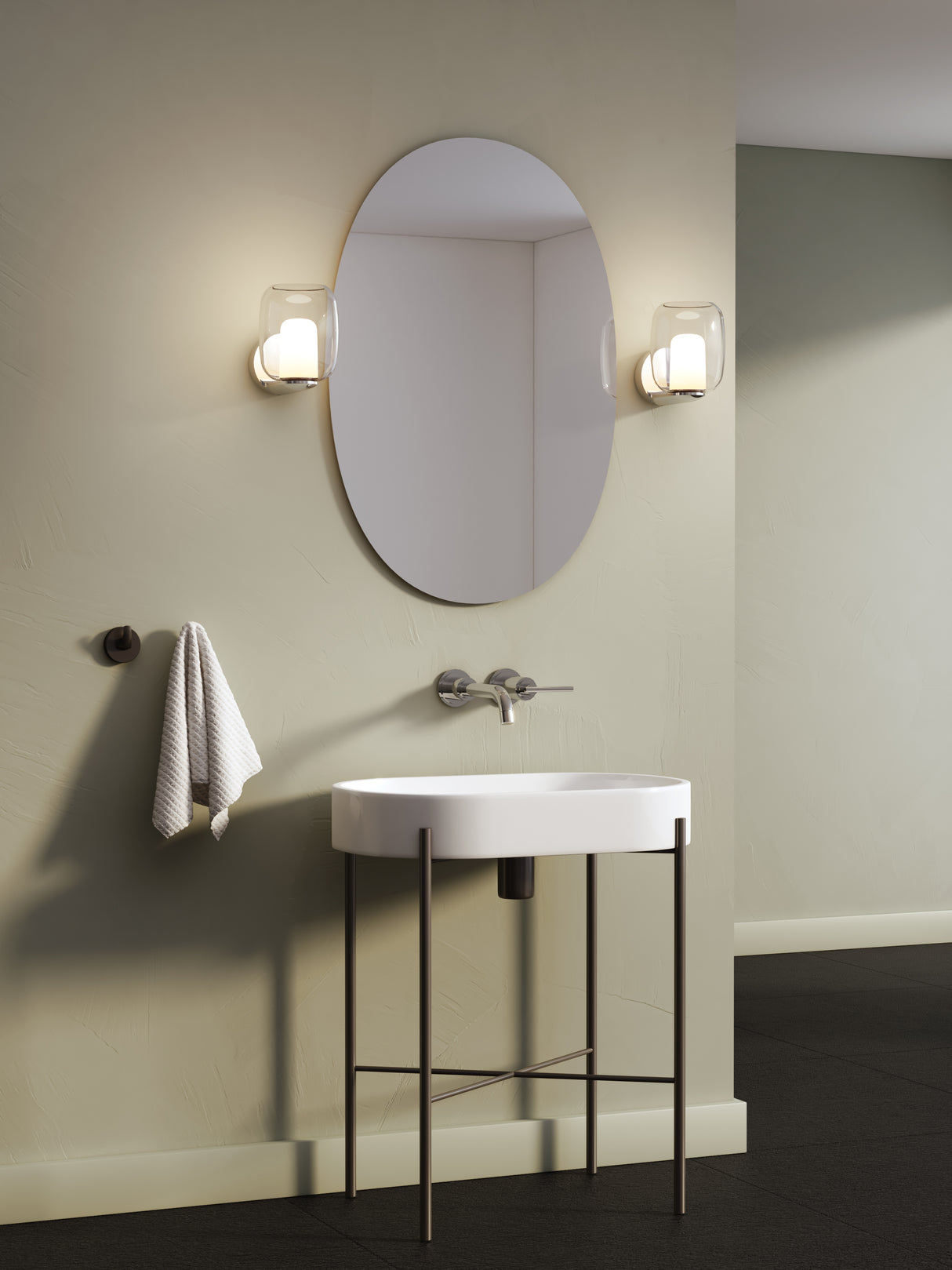 Astro Aquina Wall Polished Chrome Bathroom Wall Light