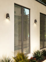 Astro Mast Light Gloss Glaze Black Coastal Wall Light