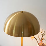 Amos Ronde Brushed Brass & Marble Table Lamp