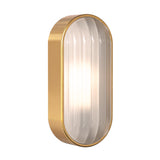 Astro Montreal Oval PVD Brushed Brass Coastal Wall Light