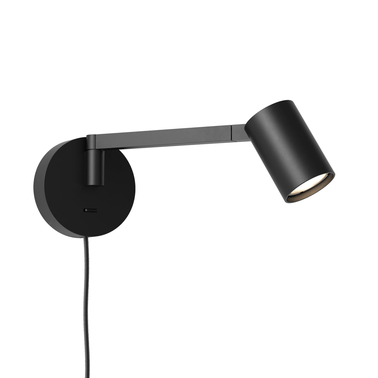 Astro Ascoli Swing Plug In Matt Black Interior Reading Light