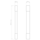 Astro Palermo 600 LED Polished Chrome Bathroom Wall Light