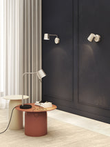 Astro Miura Wall Base Matt Nickel Interior Wall Light