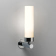 Astro Tube 120 Polished Chrome Bathroom Wall Light  –  from Amos Lighting + Home