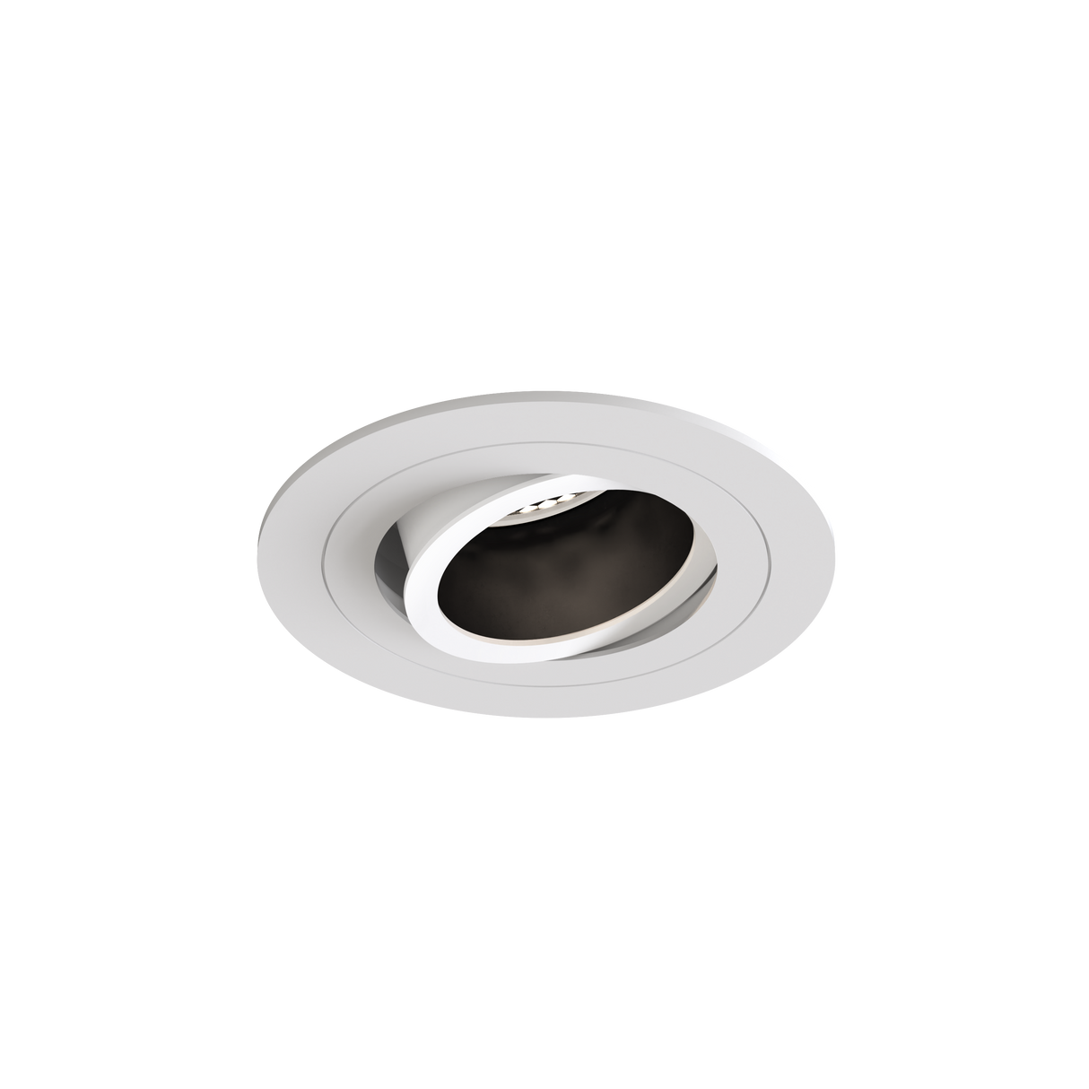 Astro Pinhole Slimline Round Adjustable Fire-Rated Matt White Interior Downlight