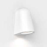 Astro Mast Light Gloss Glaze White Coastal Wall Light