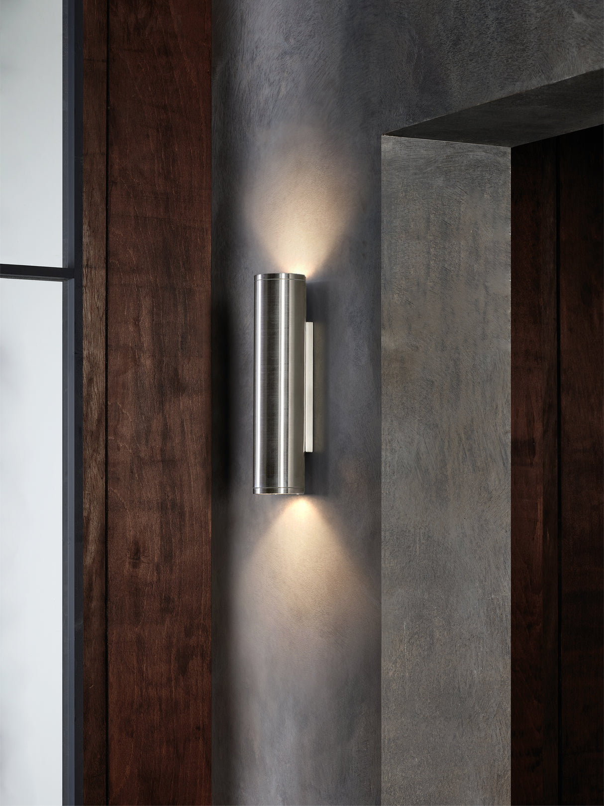 Astro Ava 300 Coastal Brushed Stainless Steel Coastal Wall Light
