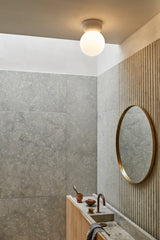 Astro Lyra Ceiling 180 Gloss Glaze White Bathroom Ceiling Light