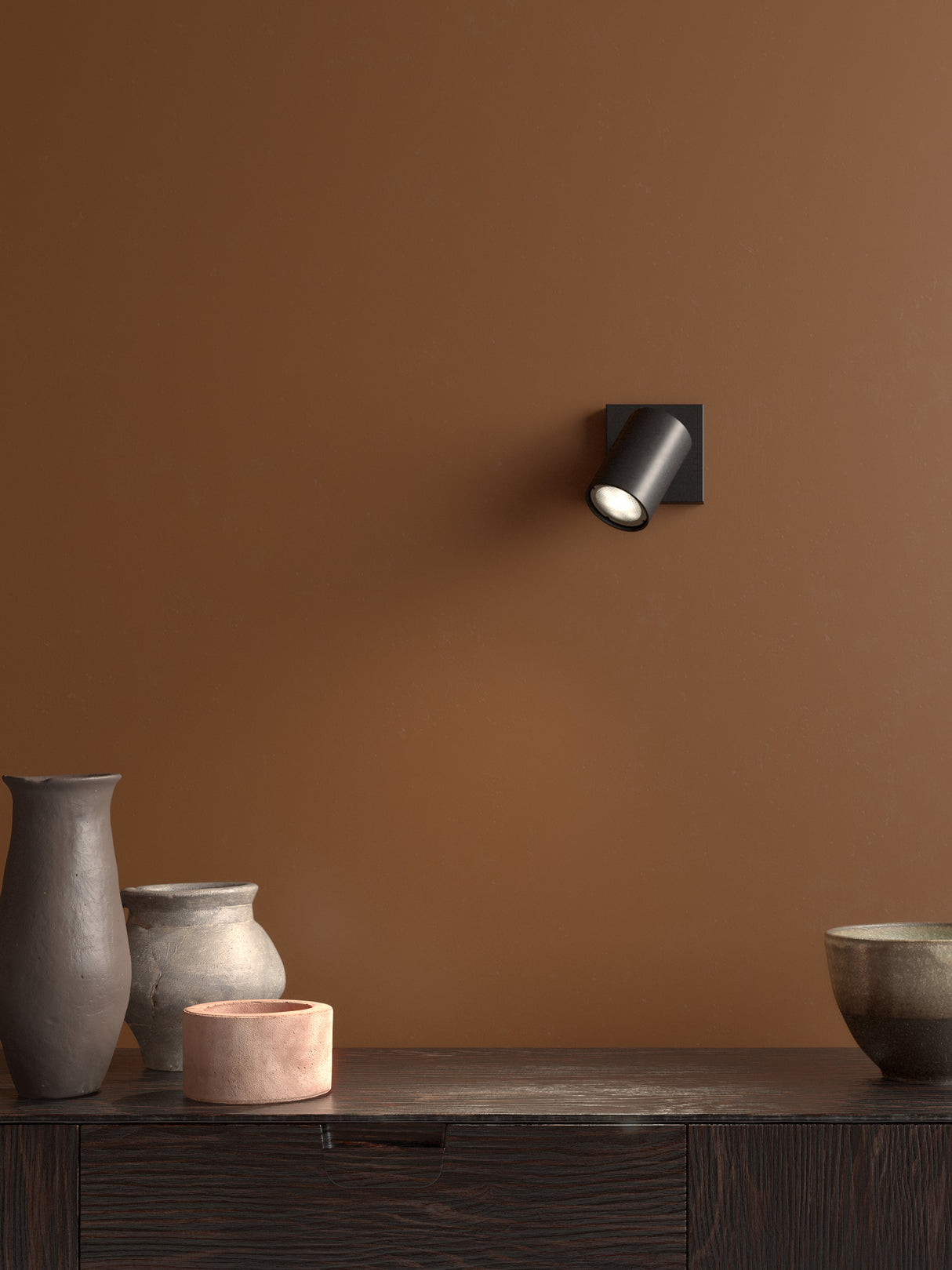 Astro Ascoli Single Matt Black Interior Spotlight