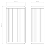 Astro Versailles 250 Phase Dimmable Polished Chrome Bathroom Wall Light