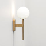 Astro Tacoma Single Antique Brass Bathroom Wall Light