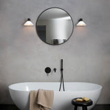 Astro Conic Matt Black Bathroom Wall Light