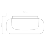 Astro Aquina Ceiling 360 Polished Chrome Bathroom Ceiling Light