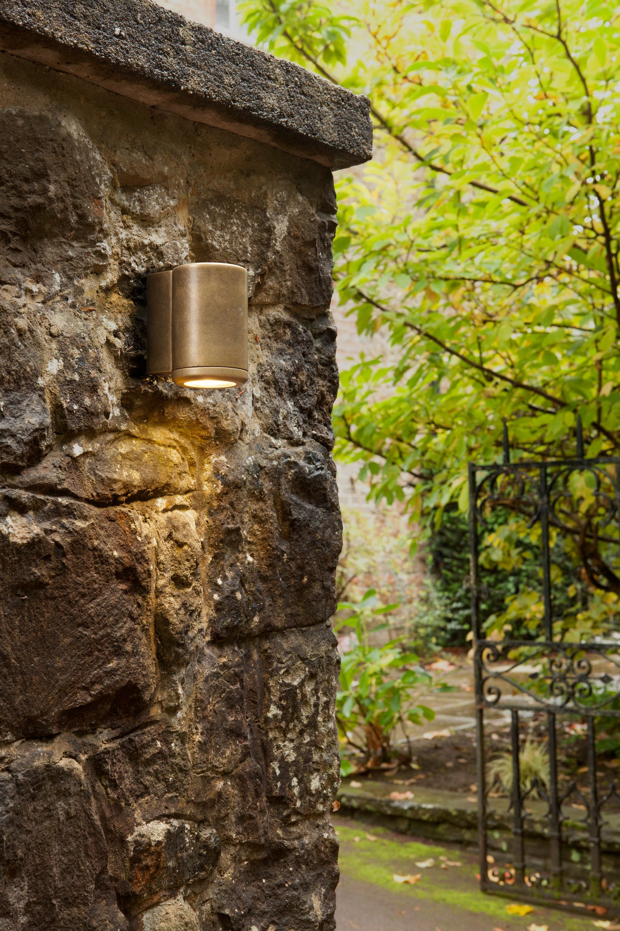 Astro Jura Single Solid Brass Outdoor Wall Light
