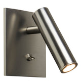 Astro Enna Recess Square Switched LED Matt Nickel Interior Reading Light