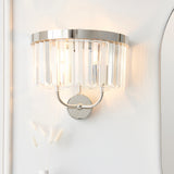 Amos Windsor Wall Light Bright Nickel